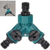 Memkey - 2-Wege-Ventil mit Absperrventil, 2-Wege-Ventil für Gartenschlauch, 2-Wege-Verteiler, 2-Wege-Schlauchverteiler, Gartenschlauchverteiler zum von MEMKEY