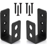2er-Pack robuste Stahl-Türhalterung für 2 x 4 Türen, U-förmige Sicherheitsstange 2er-Pack robuste Stahl-Türhalterung für 2 x 4 Türen, U-förmige Sicherheitsstange von MEMKEY