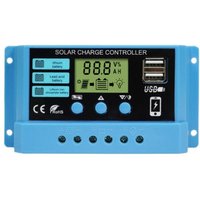 30 a Laderegler, 12 V/24 v, intelligenter Solarpanel-Laderegler mit LCD-Display und 5 V/2 a USB-Anschluss, geeignet für verschiedene Arten von 30 a Laderegler, 12 V/24 v, intelligenter Solarpanel-Laderegler mit LCD-Display und 5 V/2 a USB-Anschluss, geeignet für verschiedene Arten von von MEMKEY