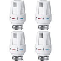 4 Stück Heizkörper-Thermostatkopf, Heizkörper-Thermostatkopf trv M30 x 1,5, Heizkörper-Thermostatventil, Heizkörperventile für Heizsysteme für von MEMKEY