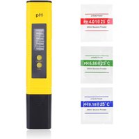 Digitales PH-Messgerät, tragbares digitales PH-Testgerät mit 0,01 pH-Auflösung, Test mit 0–14 pH-Messbereich mit atc für Trinkwasser, Aquarien, von MEMKEY
