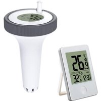 Memkey - Elektronisches Wassertemperatur-Thermometer mit Digitalempfänger, LCD-Display für Aquarium/Spa/Fischteich npterbl Memkey - Elektronisches Wassertemperatur-Thermometer mit Digitalempfänger, LCD-Display für Aquarium/Spa/Fischteich npterbl von MEMKEY