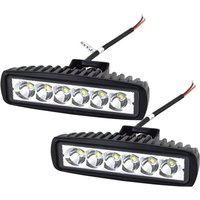 LED-Arbeitsscheinwerfer, LED-Leiste, 12 V, 18 W, 15 cm, LED-Autoscheinwerfer, wasserdicht, IP67, Spot-Nebelscheinwerfer, LED-Arbeitsscheinwerfer für von MEMKEY