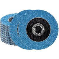 10 Stück 4,5 Zoll 80 Schleifscheiben Schleifscheiben aus hochdichtem Aluminiumoxid zum Schleifen von Metall und Holz (FD080) von MEMKEY