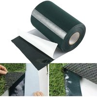 Memkey - 10 m x 15 cm Rasenband, selbstklebendes Teppichband, Kunstrasen-Nahtband, Rasenteppich-Klebeband, grünes Fixier-Rasenfugenband von MEMKEY