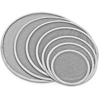 25,4 cm (25,4 cm) Antihaft-Aluminium-Gitter-Pizza-Backform mit Löchern und nahtlosem Rand von MEMKEY