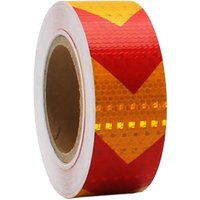 25 m × 5 cm reflektierendes Klebeband, Reflektor-Sicherheitsband für Orientierungspfeil, selbstklebendes Sicherheitsband – sichtbares Warnband für von MEMKEY