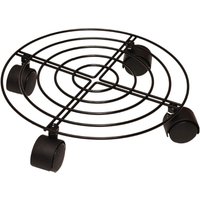 2er-Pack robuster runder Topfpflanzenständer aus Metall mit Rollen für den Innen- und Außenbereich 2er-Pack robuster runder Topfpflanzenständer aus Metall mit Rollen für den Innen- und Außenbereich von MEMKEY