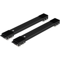 2er-Set Moblies Waschmaschinen-Transportrollen unter Fahrgestell für Waschmaschine, Kühlschrank, Wäschetrockner, Gefrierschrank bis 300 kg, mit 24 von MEMKEY