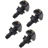 Memkey - 4 Stück Auto-Frontscheiben-Waschdüsen, Universal-Waschmaschine, Wischer-Sprühstrahl, Auto-Windschutzscheiben-Düsen von MEMKEY