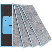 4 Stück waschbare Reinigungstücher kompatibel mit IRobot Braava Jet M6, wiederverwendbare waschbare Nassmopps kompatibel mit der Braava Jet m-Serie 4 Stück waschbare Reinigungstücher kompatibel mit IRobot Braava Jet M6, wiederverwendbare waschbare Nassmopps kompatibel mit der Braava Jet m-Serie von MEMKEY