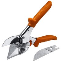 Memkey - 45°-135°-Winkel-Gehrungsschere, multifunktionale Kanalschere, viertelrundes Schneidwerkzeug zum Schneiden von PVC-PPR-PE-Rohren, Abzweigen von MEMKEY