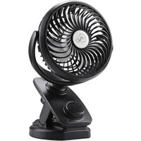 Batteriebetriebener Ventilator, oszillierender USB-Ventilator mit wiederaufladbarem 4000-mAH-Akku, tragbarer Mini-Ventilator für Kinderwagen, Auto, von MEMKEY