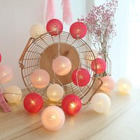 Baumwollkugel-Lichtgirlande, Innen-Weihnachtsdeko-Dekoration, 3 m, 20er LED-Kugellicht, Mädchen, Prinzessin, Kind, Baby, Hochzeit, Schlafzimmer, Baumwollkugel-Lichtgirlande, Innen-Weihnachtsdeko-Dekoration, 3 m, 20er LED-Kugellicht, Mädchen, Prinzessin, Kind, Baby, Hochzeit, Schlafzimmer, von MEMKEY