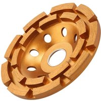 Memkey - Diamant-Betonschleifscheibe 5 Zoll zum Polieren und Reinigen von Steinbetonoberflächen, Zement, Marmor, Fels, Granit und zum Entfernen von von MEMKEY