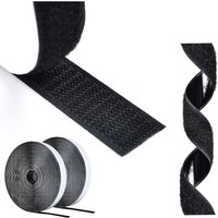Memkey - Doppelseitiges selbstklebendes Kratzband, 5 m selbstklebendes Kratzband, selbstklebendes Klettband, 20 mm stark klebendes Klettband für von MEMKEY