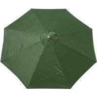 Ersatzbezug für Sonnenschirm – 8 Rippen – 3 m – wasserdicht – Anti-Ultraviolett – Ersatzstoff – Dach für Sonnenschirm – Sonnenschirm(dunkelgrün) von MEMKEY