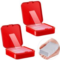 Memkey - Extra starkes doppelseitiges Klebeband, 120 Stück, waschbares transparentes Klebeband, wiederverwendbares, superstarkes wasserdichtes von MEMKEY