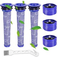 Memkey - Filter für Dyson, Ersatz-Staubsaugerfilter für Dyson V6, V6 Motorhead, V6 Absolute und V6 Animal, 3 Stück Post-HEPA-Filter und 3 Stück von MEMKEY