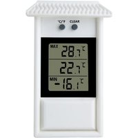 Memkey - Gartenthermometer Innen- und Außenthermometer Kühlschrankthermometer, Digitalthermometer für Gewächshaus, Digitalthermometer mit Min-Max von MEMKEY