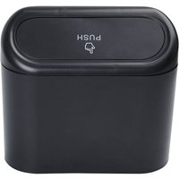 Memkey - Kleiner Auto-Mülleimer, Auto-Mülleimer mit Deckel, wasserdichter Auto-Mülleimer, tragbare hängende Auto-Aufbewahrungsbox, für Auto-Büro von MEMKEY