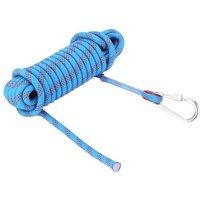 Klettern Survival Fallschirmseil Kletterseil Hilfsseil Multifunktions-Sicherheitsseil zum Klettern Bergsteigen Klettern Bergab 12 mm (20 m) von MEMKEY