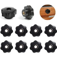 M8 Mutter, 10 Stück praktische Spannmutter, Innengewinde, Innengewinde, Kunststoffgewinde, Sternkopf, für Werkzeugmaschinen, mechanische Geräte. M8 Mutter, 10 Stück praktische Spannmutter, Innengewinde, Innengewinde, Kunststoffgewinde, Sternkopf, für Werkzeugmaschinen, mechanische Geräte. von MEMKEY