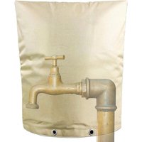 Memkey - Outdoor-Wasserhahnabdeckung für den Winter Schutzhülle für Gartenhahn mit Rückschlagventil Wasserdichte isolierende Wasserhahnabdeckung für von MEMKEY