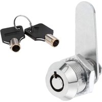 Memkey - Rohrschloss aus Zinklegierung für Sicherheitsschublade, Türzylinder, Briefkasten, Werkzeugkasten, 2-Schlüssel-Schloss (20 mm) von MEMKEY