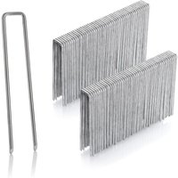 Memkey - Satz mit 100 Befestigungspfählen aus Stahl 3 mm, 150 mm lang, 40 mm breit Memkey - Satz mit 100 Befestigungspfählen aus Stahl 3 mm, 150 mm lang, 40 mm breit von MEMKEY