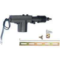 Memkey - Schwarzer Auto-Kunststoff-Universal-Heavy-Duty-Türverriegelungsantrieb, 2 Drähte, 12 v, zentrale Fernbedienung für die Tür von MEMKEY