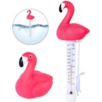 Schwimmendes Thermometer, schwimmende Pool-Thermometer, Wasserthermometer in Cartoon-Tierform mit Seil für Innen- und Außenschwimmbäder (Thermometer) von MEMKEY