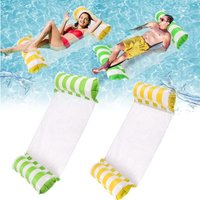Set mit 2 aufblasbaren Schwimmbad-Hängematten,4-in-1-Schlauchboote für Schwimmbäder (Sattel, Stuhl, Hängematte, Drifter), Wasserhängematte, von MEMKEY
