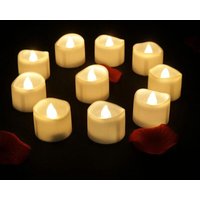 Set mit 24 LED-Kerzen mit Timer, flammenlose Teelichtkerze, Kunstkerze, flackernde elektrische Kerze, LED-Kerze für Weihnachten, Ostern, Set mit 24 LED-Kerzen mit Timer, flammenlose Teelichtkerze, Kunstkerze, flackernde elektrische Kerze, LED-Kerze für Weihnachten, Ostern, von MEMKEY