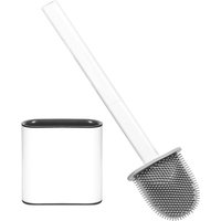 Silikon-Toilettenbürste, Toilettenbürste mit schnell trocknendem Halter, abnehmbare Toilettenbürste mit langem Griff, Silikon-Toilettenbürste, Toilettenbürste mit schnell trocknendem Halter, abnehmbare Toilettenbürste mit langem Griff, von MEMKEY