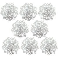 Tischsets, PVC-Tischsets, 8er-Set, waschbar, Dekor-Tischmatten, hitzebeständig, hohle isolierende Untersetzer, Matten, langlebige PVC-Tischmatte, von MEMKEY