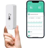 WiFi-Thermometer-Hygrometer-Sensor, kabelloser Temperatur- und Luftfeuchtigkeitsmonitor für zu Hause, Echtzeit-Fernüberwachung, intelligentes von MEMKEY