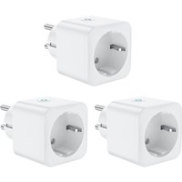 WiFi-Verbindungssteckdose, 16 a, 3300 w, Smart-Steckdose, kompatibel mit Alexa Google Home, mit Sprachsteuerung und Fernbedienung, Timer-Steckdose von MEMKEY