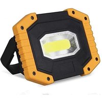 Memkey - Wiederaufladbares LED-Flutlicht, 30 w, 2000 lm, Baustellen-Flutlicht, Arbeitslicht, 3 Modi, tragbare Laterne, USB-LED-Flutlicht für Camping, von MEMKEY