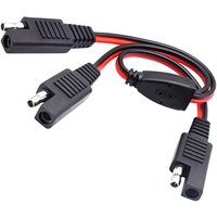 Memkey - sae y sae 1 auf 2 Splitter-Verlängerungskabel, 14 awg Stromverlängerungskabel-Adapter SAE-Stecker-Verlängerungskabel-Splitter-Anschluss für von MEMKEY