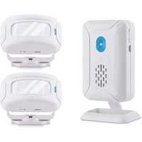 Memkey - sensor Infrarot-Türklingel, Alarmsensor, Klingel, Durchgangsladegerät oder Eingangsmelder, willkommener Gast mit 32 Melodien für Zuhause, von MEMKEY