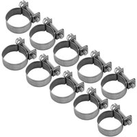 Packung mit 10 robusten Kraftstoffschlauchklemmen aus Edelstahl, 18–20 mm Packung mit 10 robusten Kraftstoffschlauchklemmen aus Edelstahl, 18–20 mm von MEMKEY