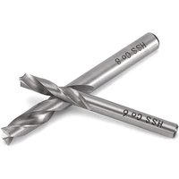 Punktschweißbohrer-Set, 2 Stück, HSS Co M6 & M8 Punktschweißbohrer, Hochgeschwindigkeitsstahl- und Kobalt-Schweißbohrwerkzeugsatz für von MEMKEY