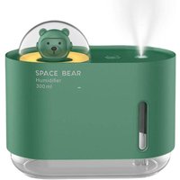 Schlafzimmer-Luftbefeuchter Space Bear Schlafzimmer-Luftbefeuchter 300 ml Luftbefeuchter mit kühlem Nebel für Kinderzimmer, automatische Abschaltung, von MEMKEY