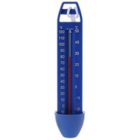 Schwimmendes Thermometer, leicht ablesbare Wassertemperatur, stoßfestes Schwimmbad-Thermometer mit Fahrenheit- und Celsius-Thermometer für den Innen Schwimmendes Thermometer, leicht ablesbare Wassertemperatur, stoßfestes Schwimmbad-Thermometer mit Fahrenheit- und Celsius-Thermometer für den Innen von MEMKEY