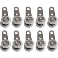 Memkey - Set mit 10 Rollen für Erkerfenster oder Schiebetüren – Metall und Kunststoff – 4,5 x 1,9 cm von MEMKEY