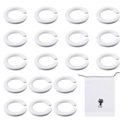 18-piece set of lampshade reducer ring light fixture accessories with a storage bag, E27 to E14 screw lampshade reducer washer, plastic insulating spacer, lampshade mounting conversion ring. von MEMOFYND