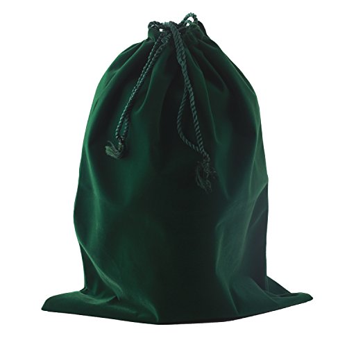 MEMORIALS 4U Samt Urne Tasche mit Phantasie Drawstringschliessen (grün) von MEMORIALS 4U