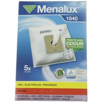 Ersatzteil - Original-Karton mit 5 Beuteln - - tornado, samsung, progress, glenan, severin, dirt devil, electrolux, triomph, fakir, zanussi, singer, von MENALUX