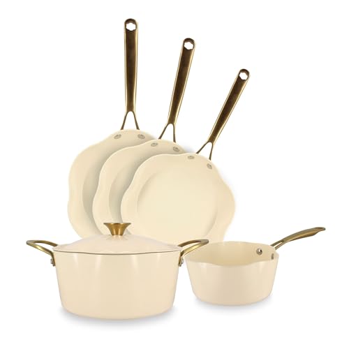 MENASTYL - 5 Stück Dahlia aus recyceltem Aluminium beige - 6014236 MENASTYL - 5 Stück Dahlia aus recyceltem Aluminium beige - 6014236 von MENASTYL